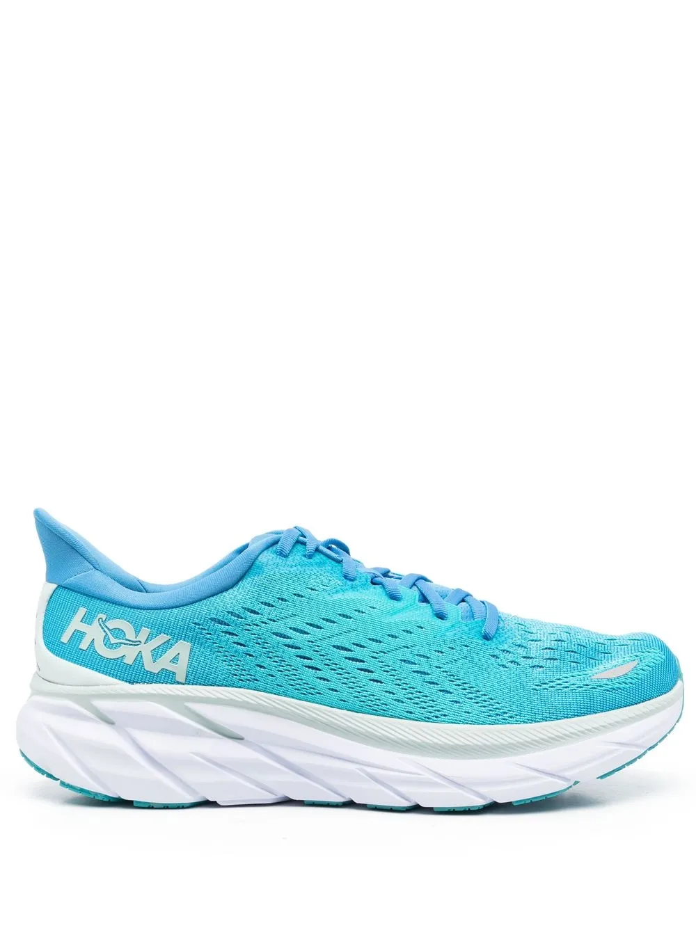 

Hoka One One tenis bajos con logo estampado - Azul