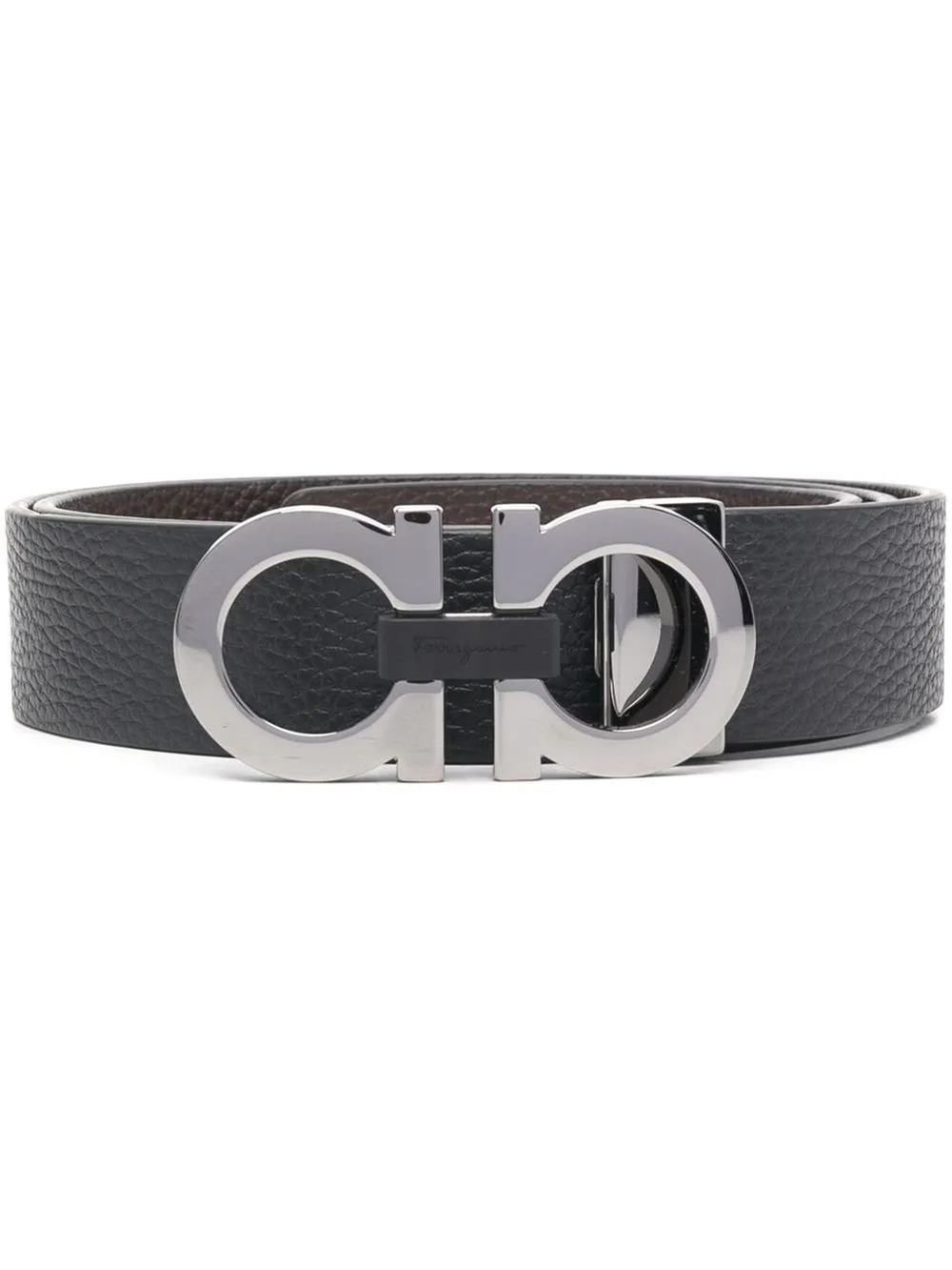 textured-finish buckle belt | Salvatore 