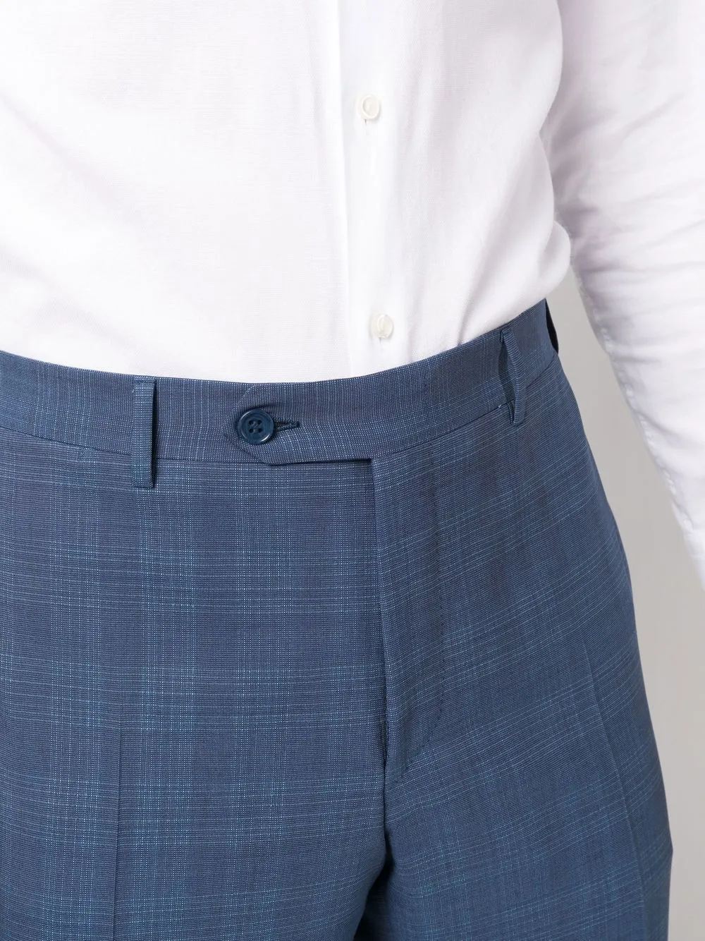 Canali Pak met enkele rij knopen Blauw