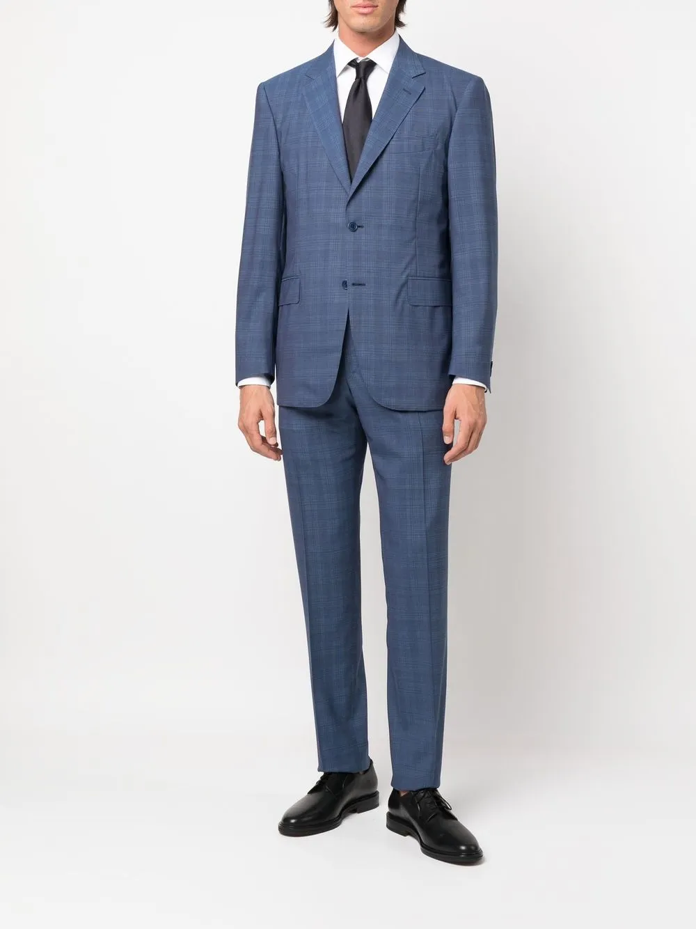 Canali Pak met enkele rij knopen Blauw