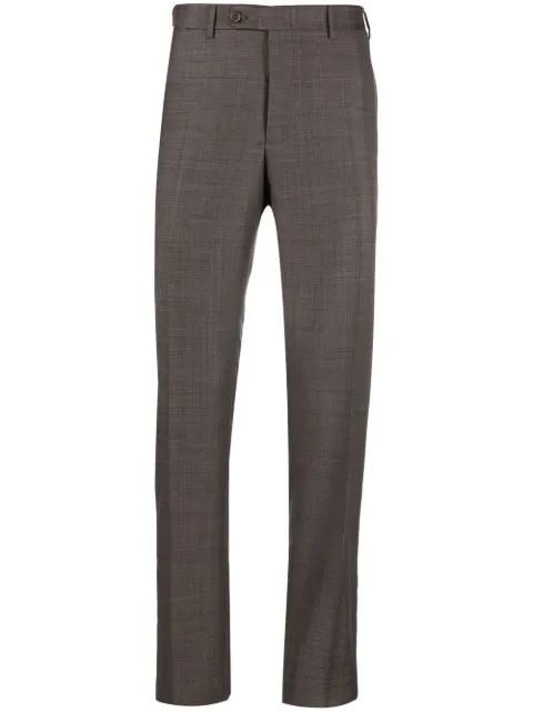 Canali mid-rise straight-leg trousers