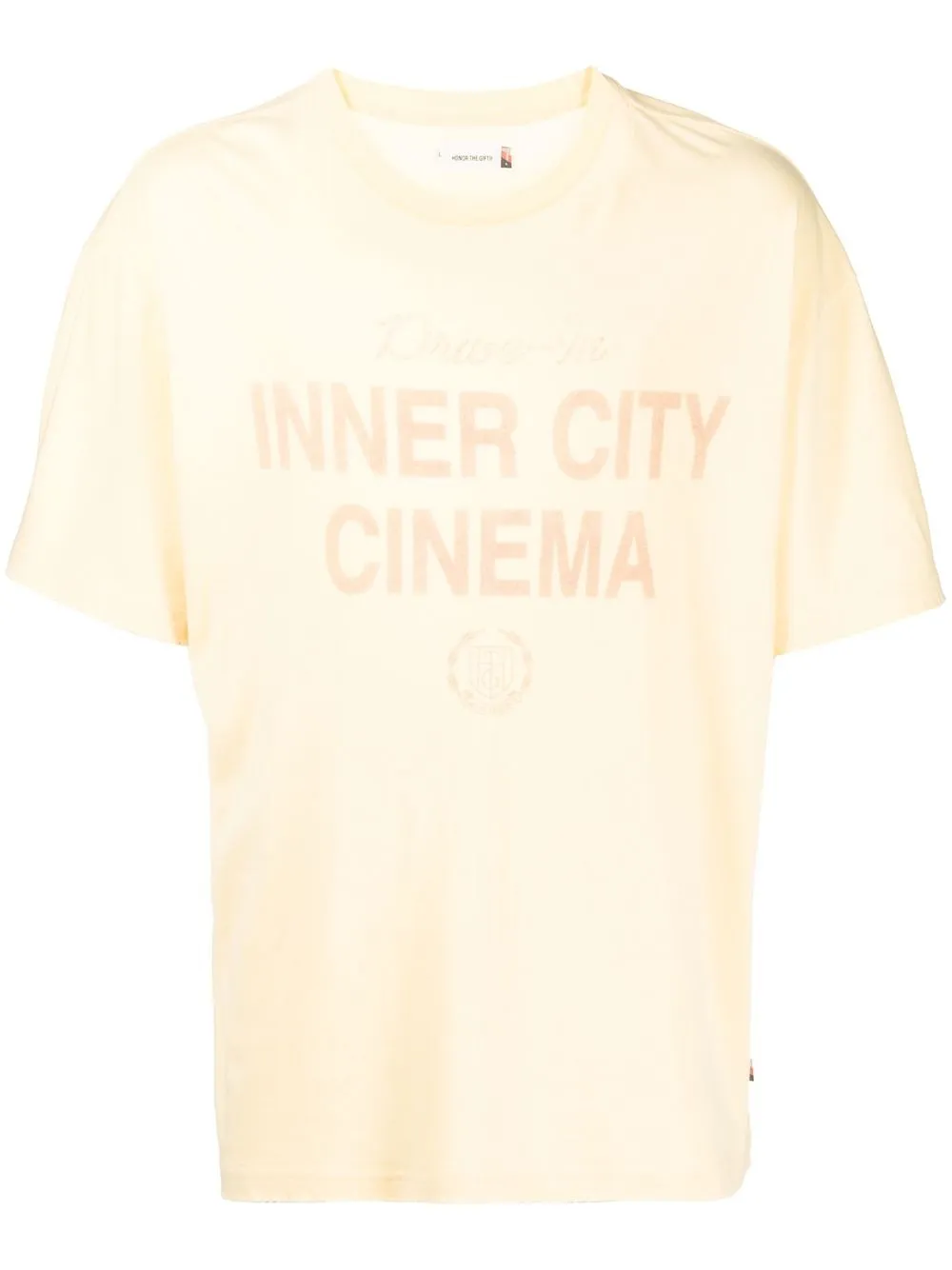 

Honor The Gift playera Cinema - Amarillo