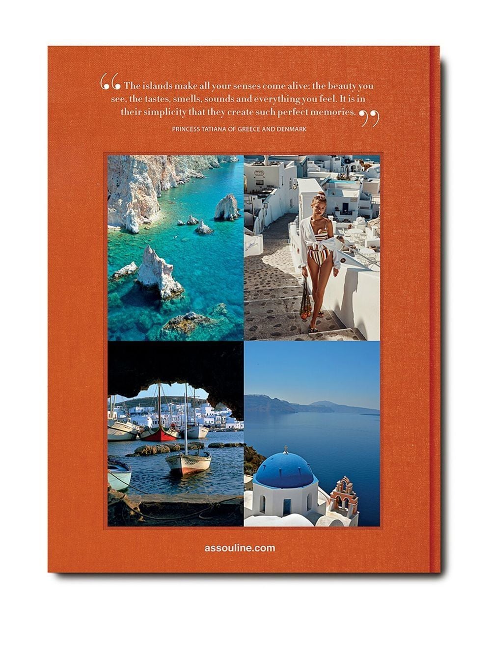 Assouline Greek Islands koffietafelboek - Oranje