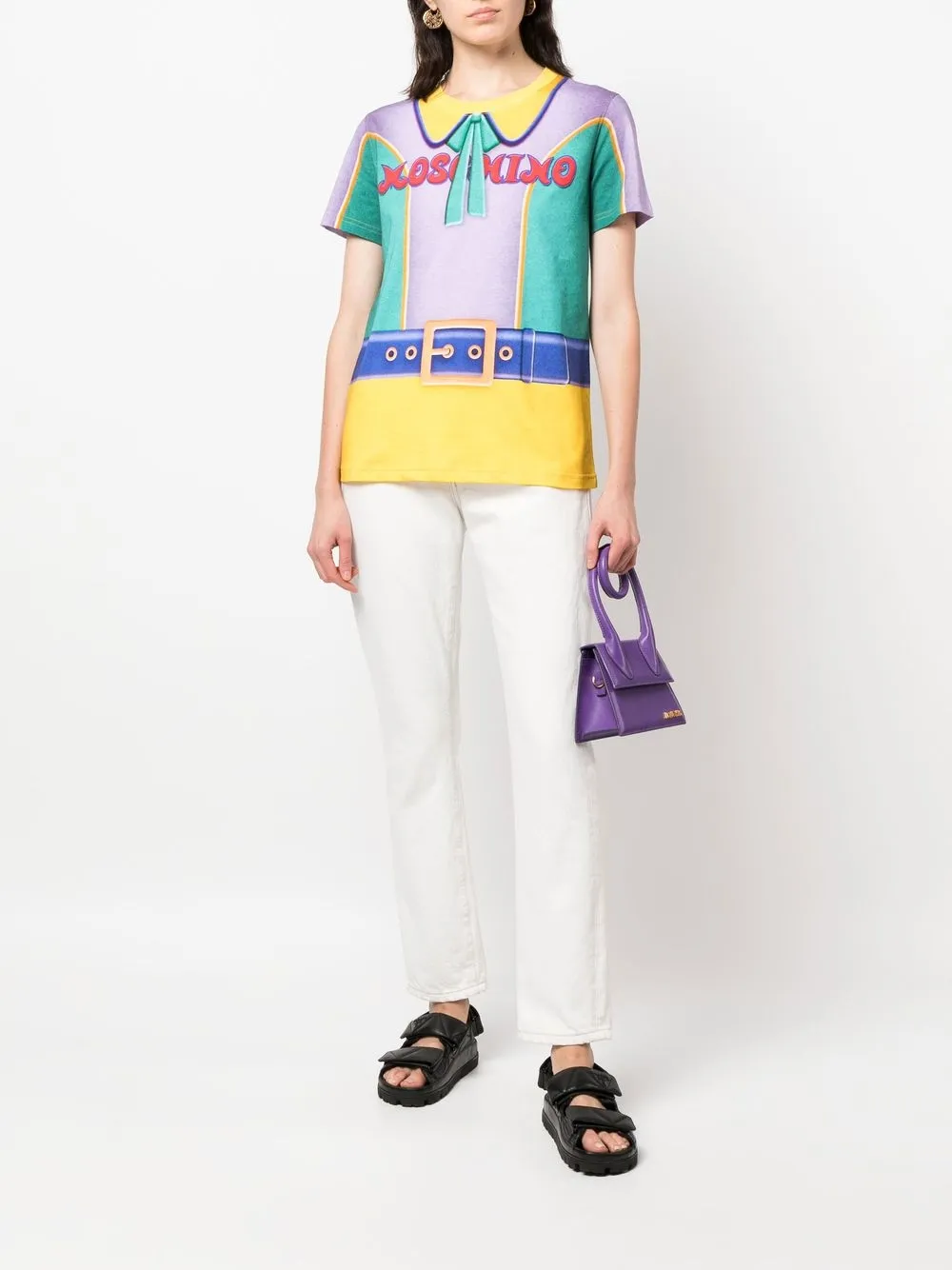 Moschino Jersey T-shirt - Paars