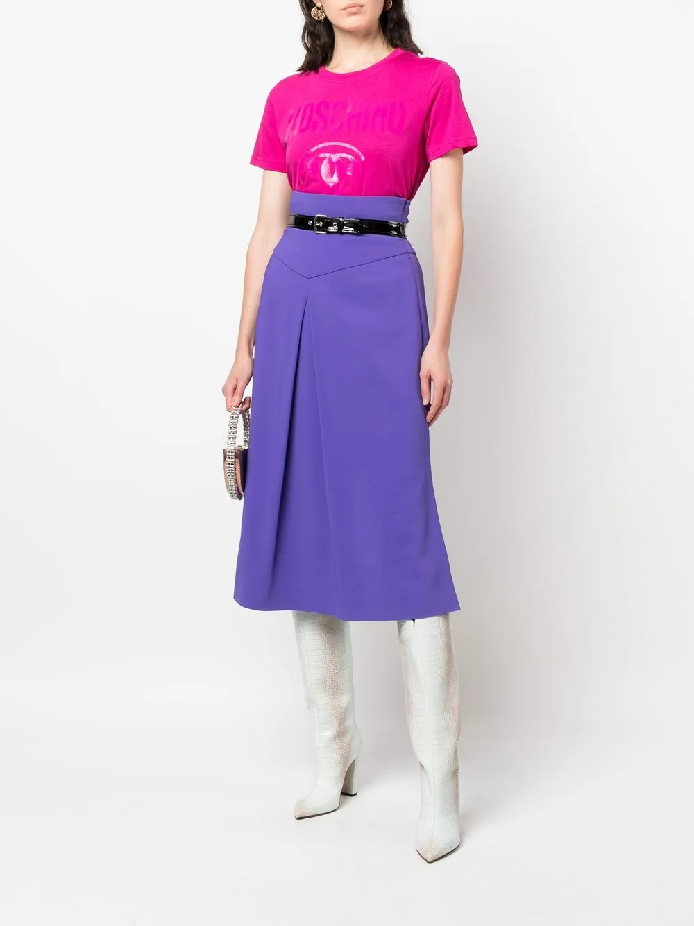 Moschino high-waisted belted skirt | High-Waisted Skirts | Image 2