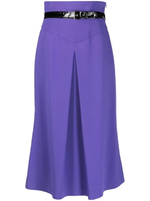 Moschino تنورة هاي ويست بحزام