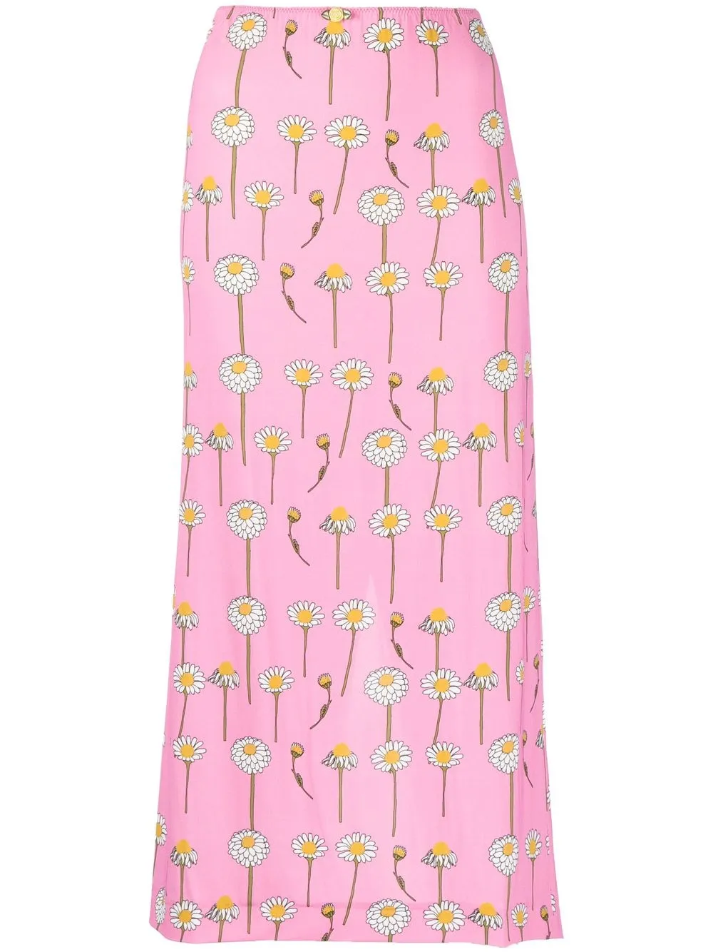 

Bernadette falda Faldilla con margaritas estampadas - Rosado