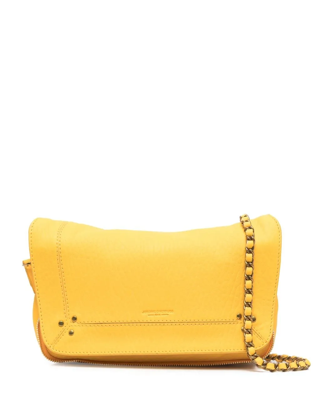 

Jérôme Dreyfuss Bobi leather crossbody bag - Yellow
