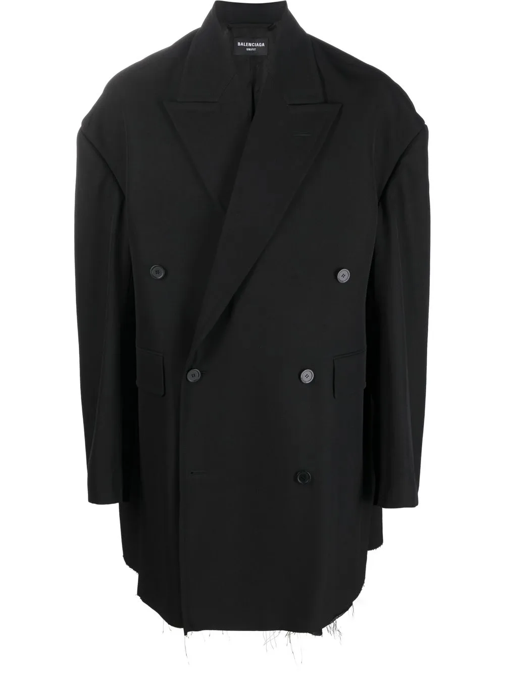 Balenciaga double-breasted wool-blend Coat - Farfetch