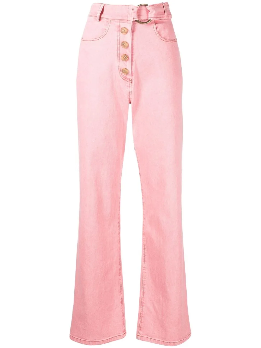 

Rejina Pyo Emily belted-waist jeans - Pink