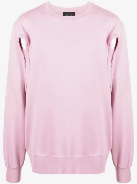 Botter cut-out organic cotton sweatshirt