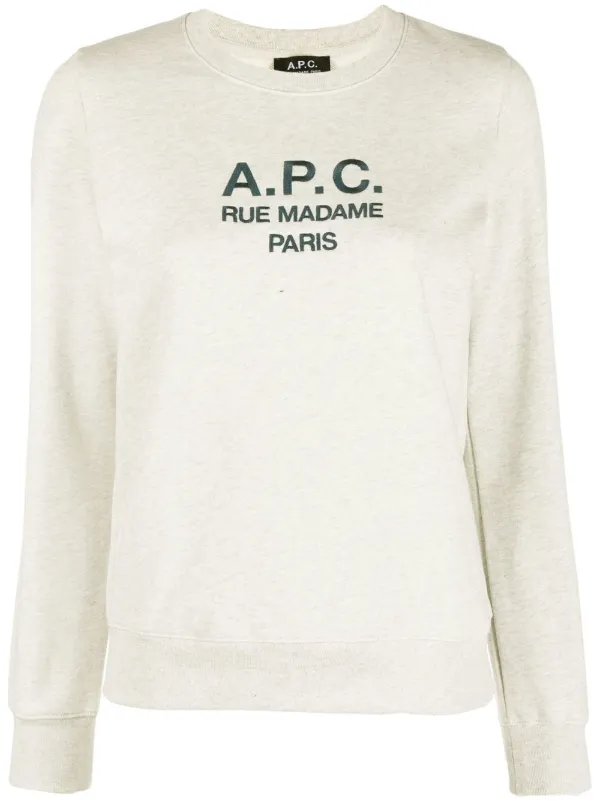 A.P.C. ロゴ スウェットシャツ | ニュートラル | FARFETCH JP