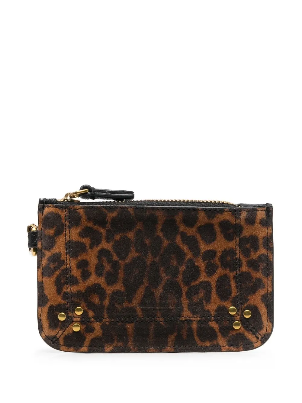 

Jérôme Dreyfuss cartera con estampado de leopardo - Marrón