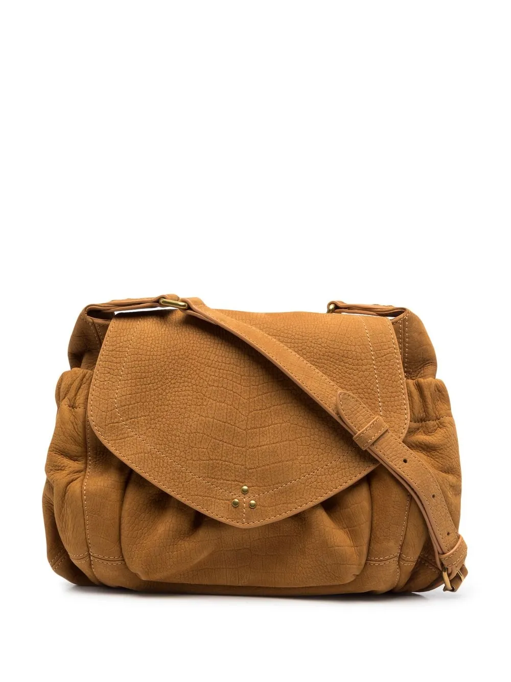 

Jérôme Dreyfuss crocodile-effect leather shoulder bag - Brown