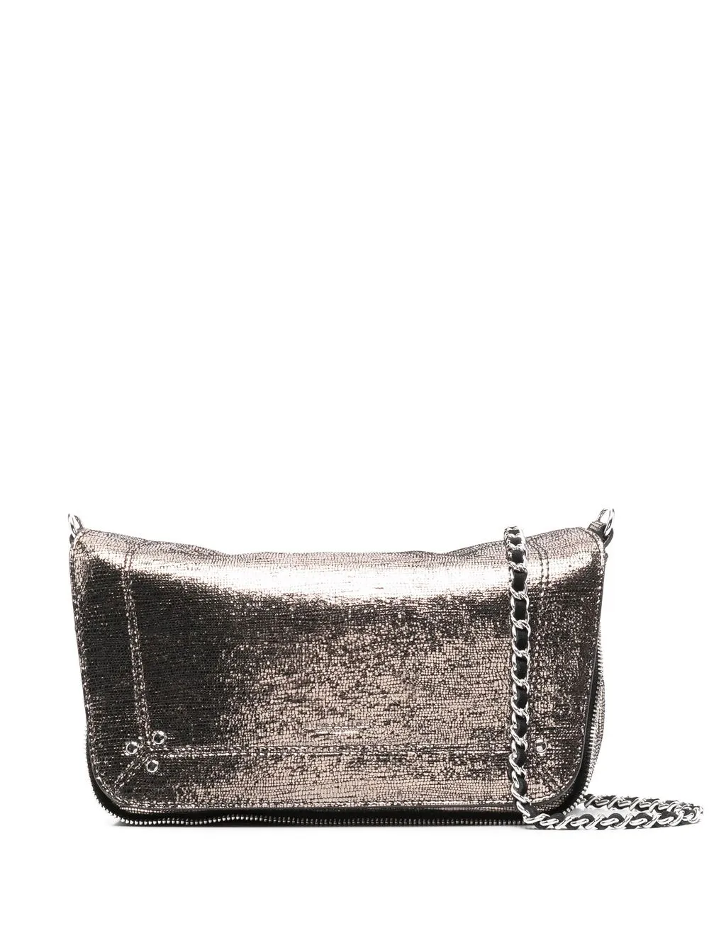

Jérôme Dreyfuss bolsa crossbody Bobi brillante - Gris