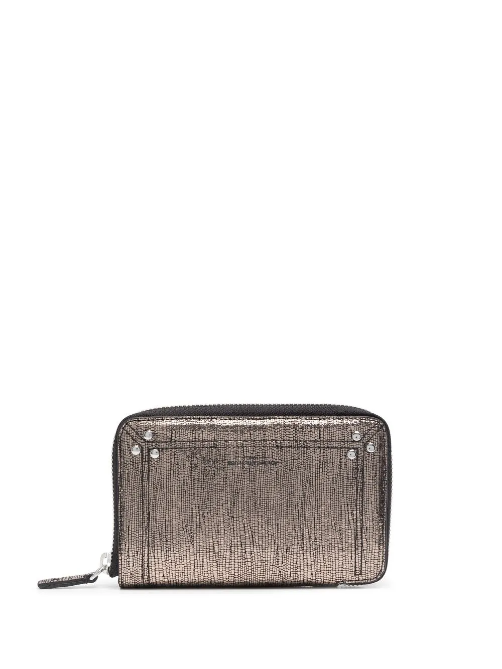 

Jérôme Dreyfuss Julien zip-around wallet - Gold