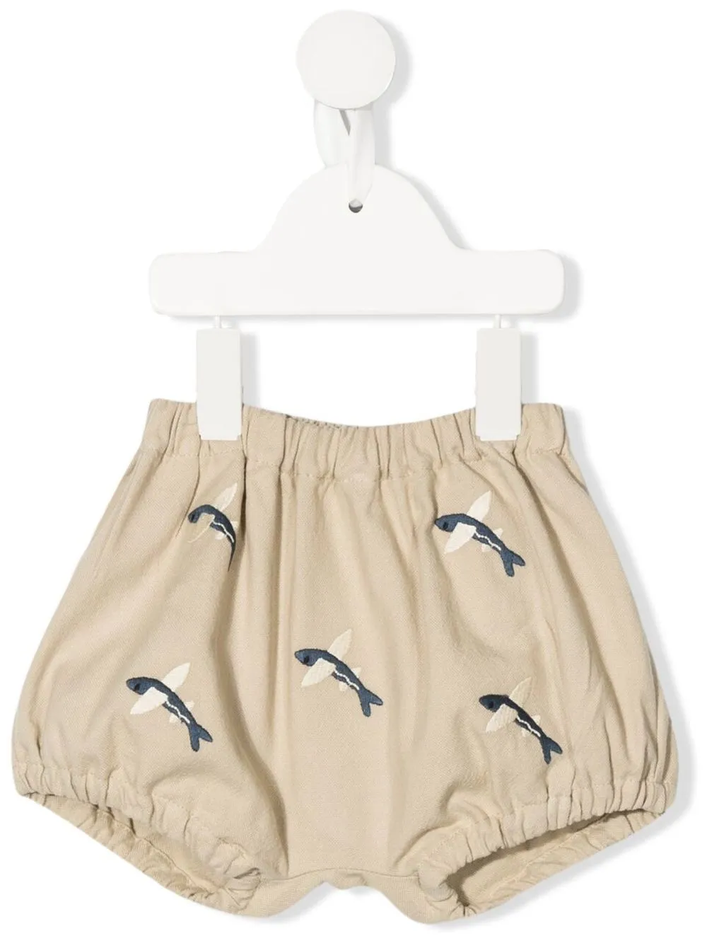 

Donsje shorts con peces bordados - Neutro