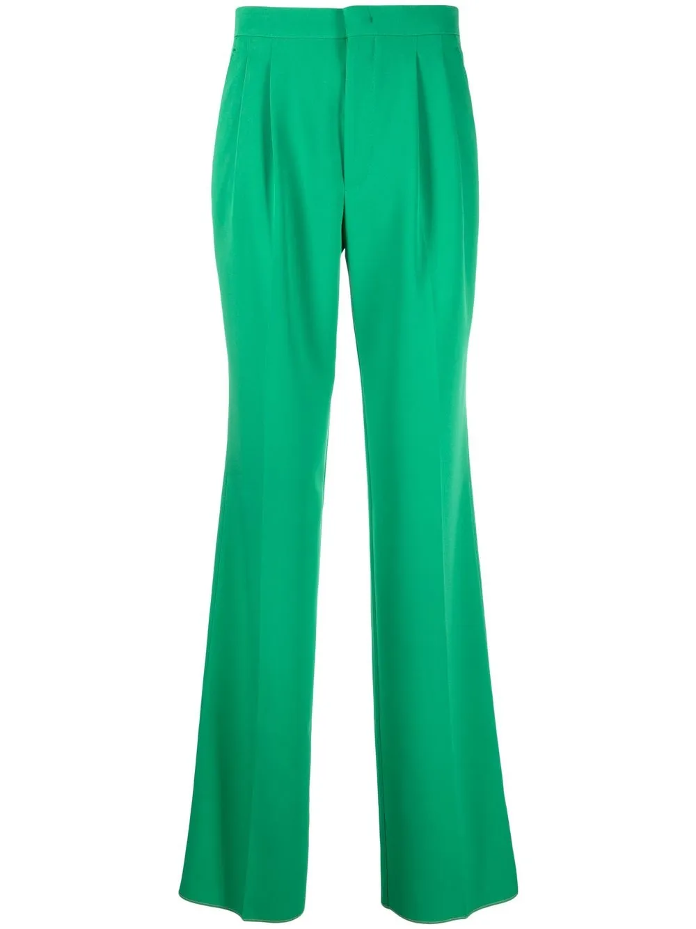 

Tagliatore pantalones con tiro alto y pinzas - Verde