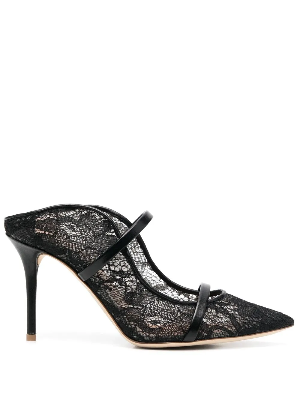 

Malone Souliers Maureen 10mm lace pumps - Black