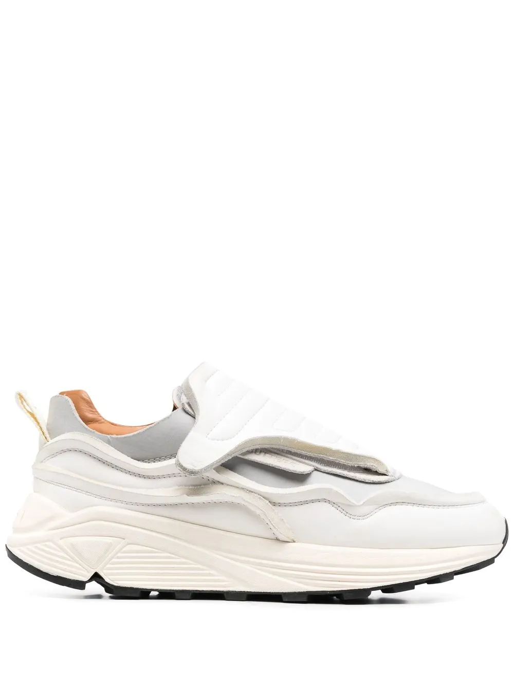 

Buttero Vara panelled touch-strap sneakers - White