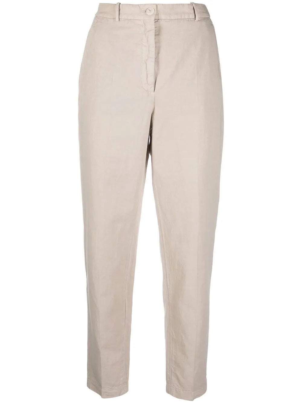 

Incotex mid-rise cropped trousers - Neutrals