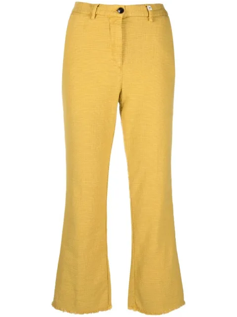 Myths - cropped bootcut trousers