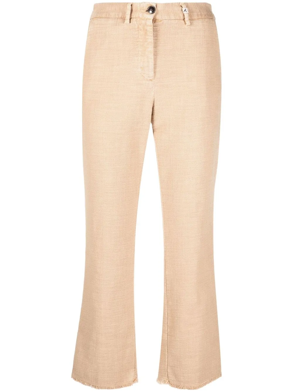 

Myths cropped bootcut trousers - Neutrals