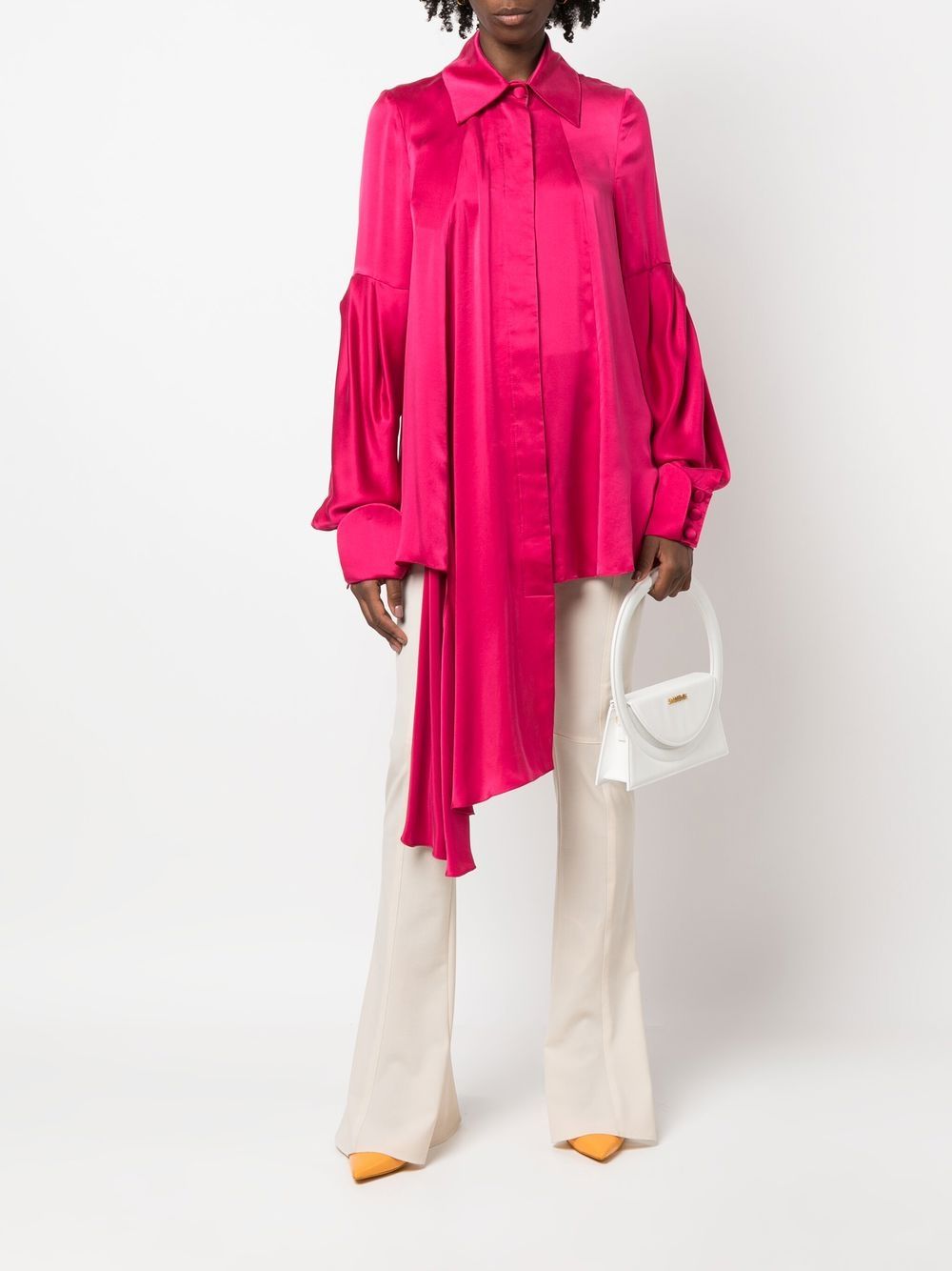 LIYA Asymmetrische blouse - Roze