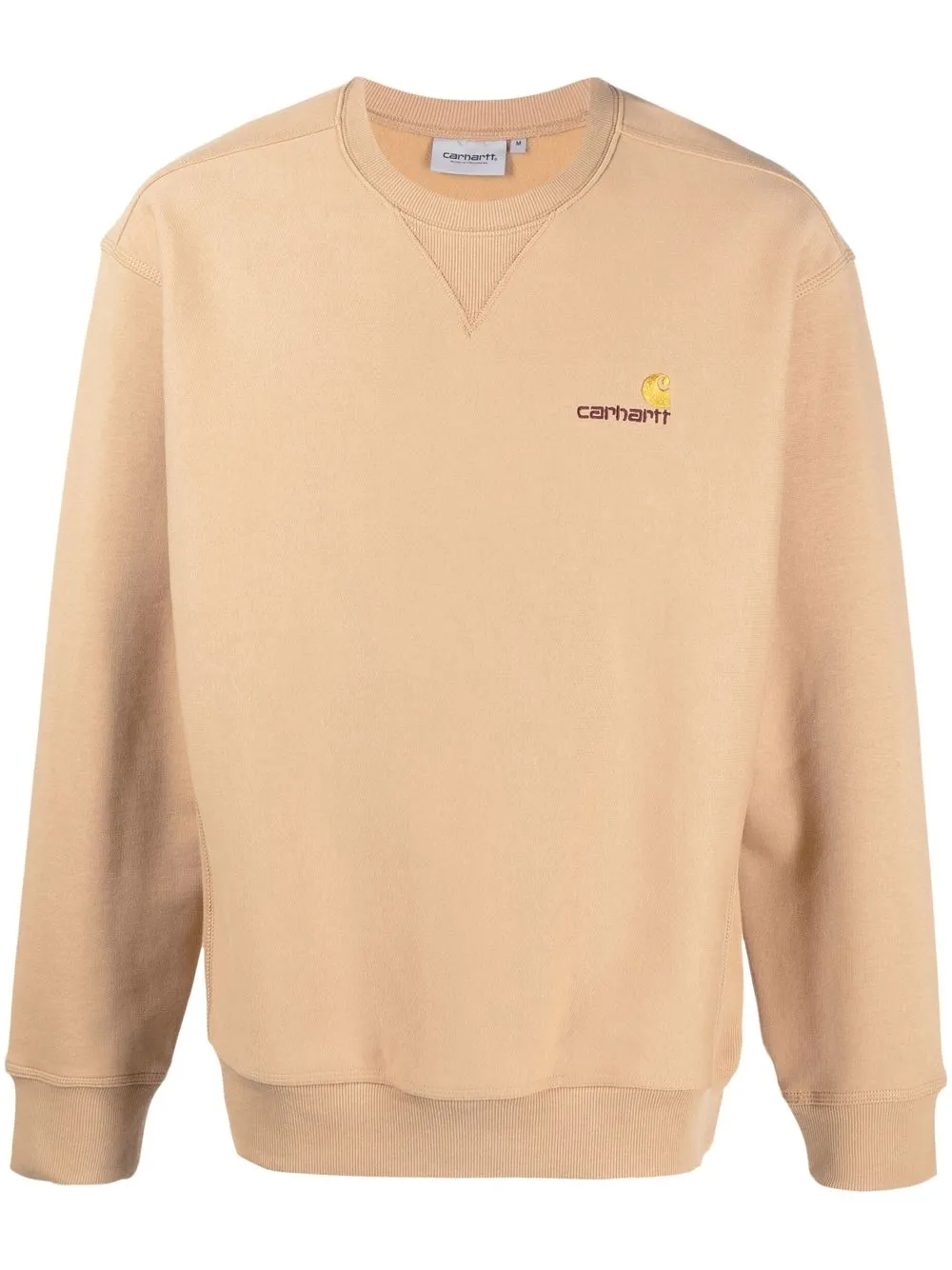 

Carhartt WIP sudadera con cuello redondo y logo - Marrón