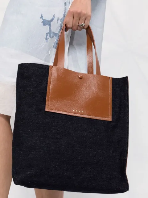 Marni Museo pocket-detail shoulder bag SHMP0082Q0P4891 - 2