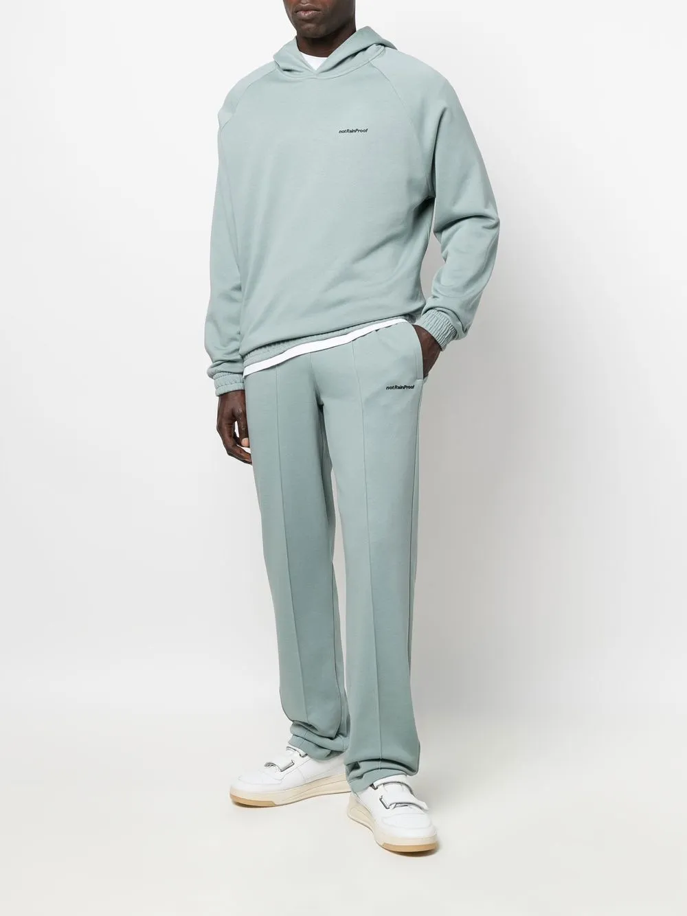 STYLAND Hoodie met logoprint - Blauw