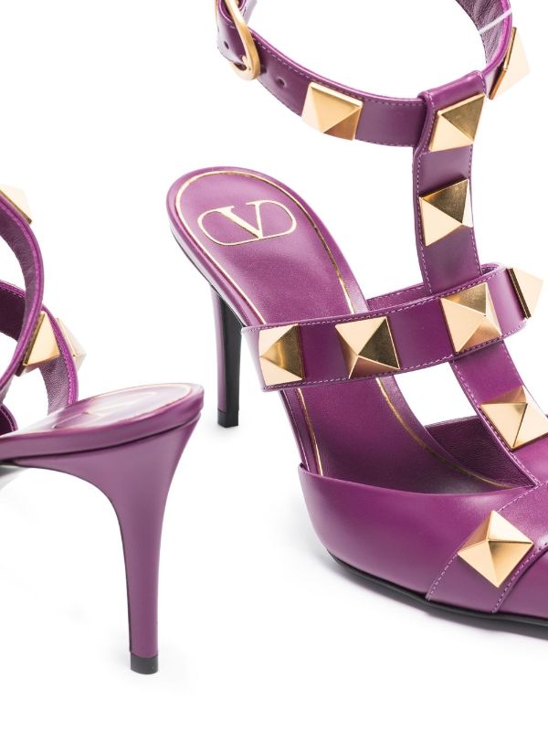 Valentino purple discount shoes