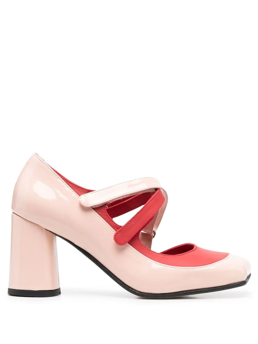 

Georges Wendell zapatillas con tacón de 80mm y diseño color block - Rosado