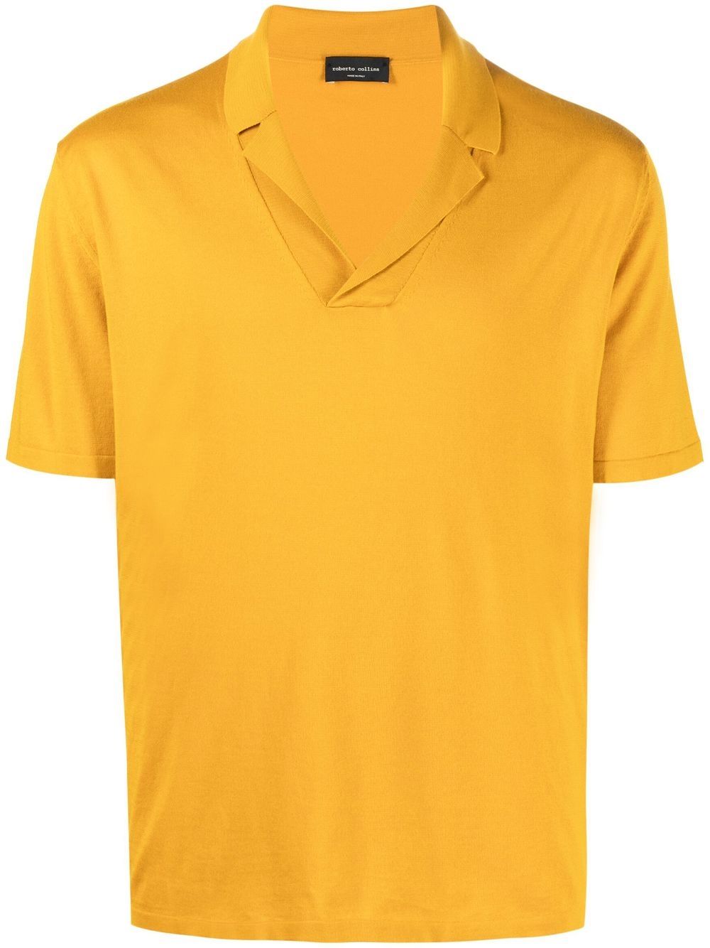 Shop Roberto Collina Short-sleeve Polo Shirt In Yellow