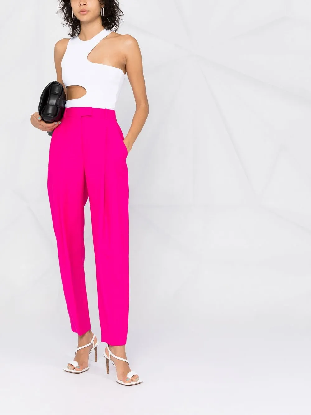 Alexander McQueen High waist pantalon - Roze