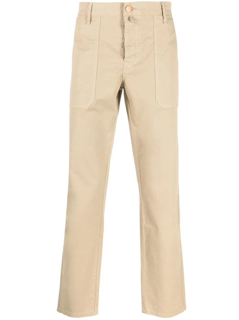 

Incotex mid-rise straight chinos - Neutrals