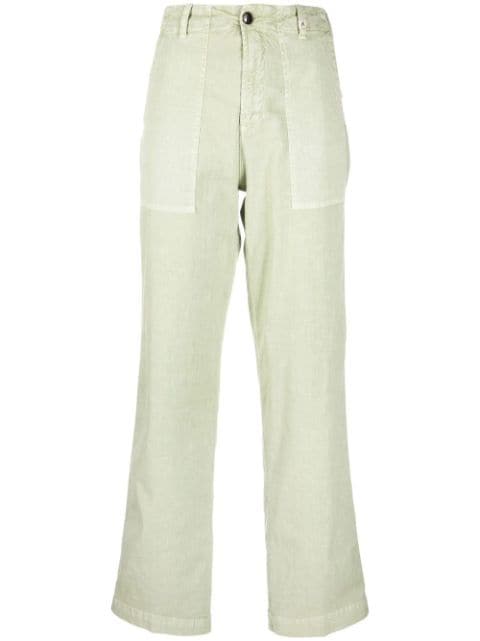 Myths - tonal-stitching two-pocket straight-leg trousers