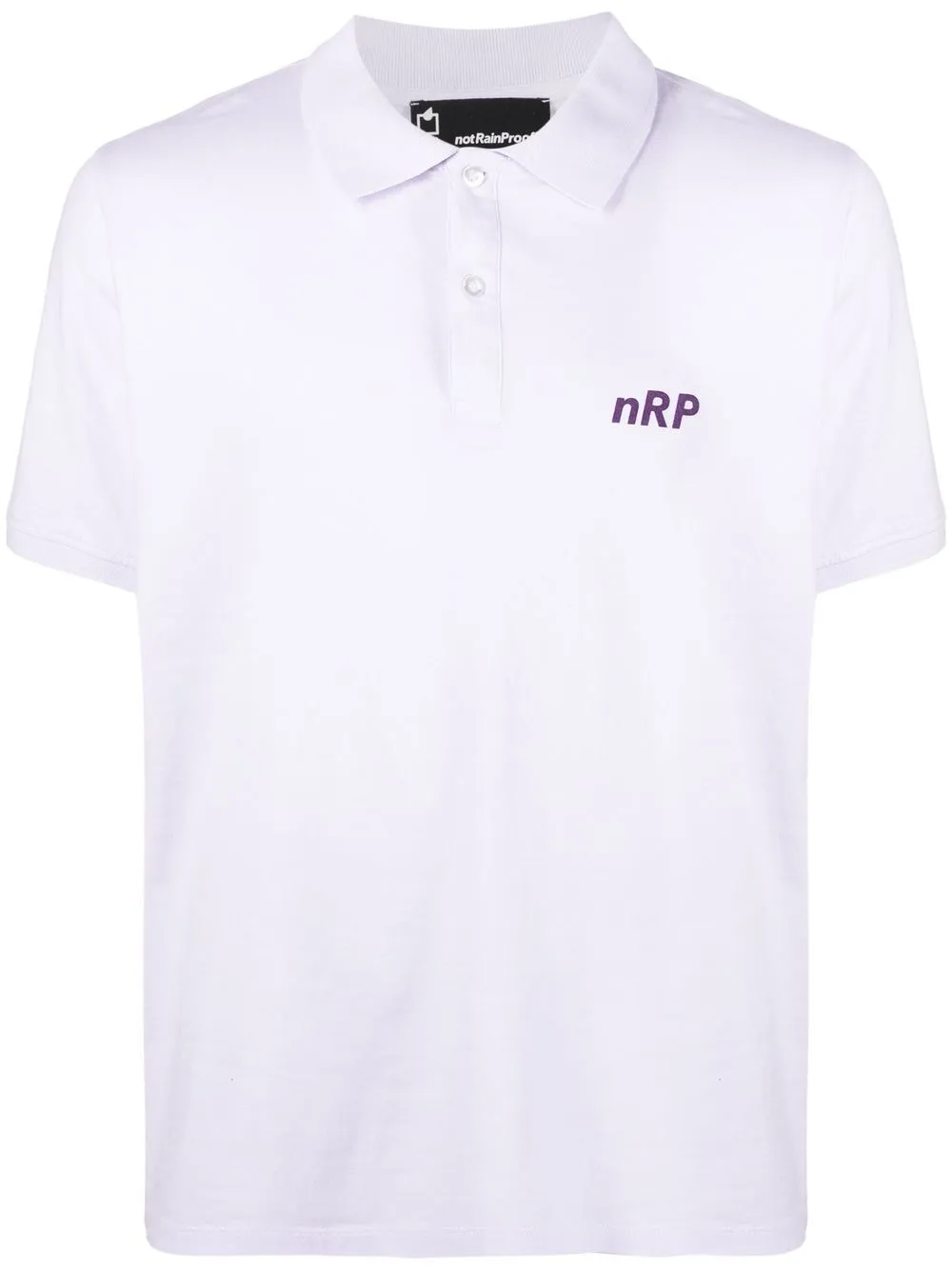 

STYLAND playera tipo polo con logo estampado - Morado