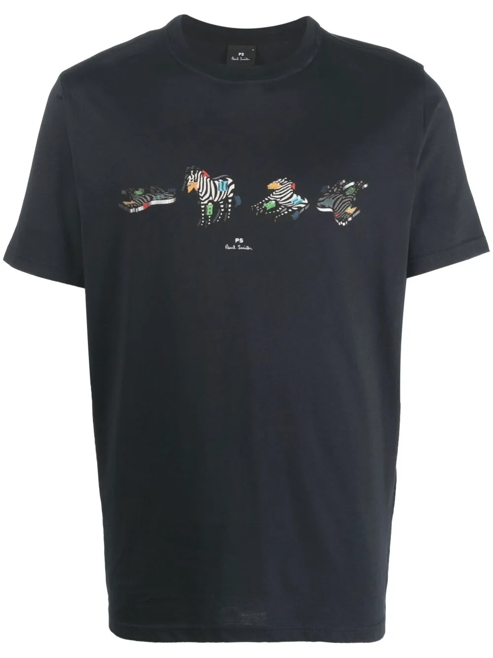 

PS Paul Smith playera con estampado de cebra - Azul