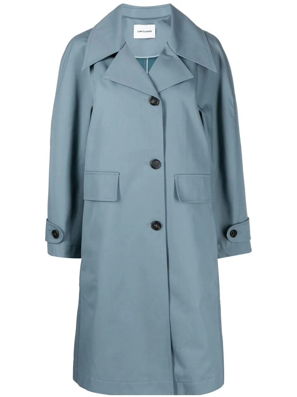 low classic double trench coat