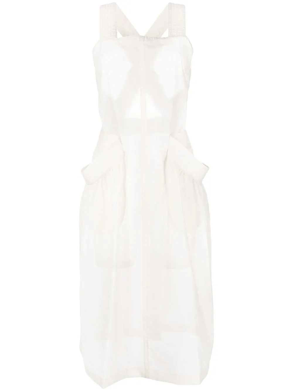 

Low Classic vestido midi estilo cargo - Neutro