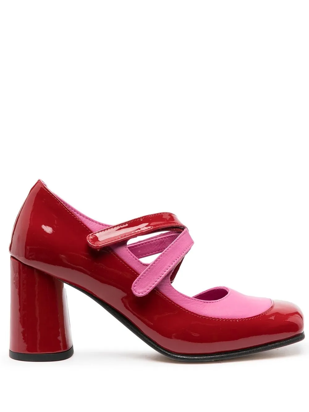 

Georges Wendell zapatillas con doble tira - Rojo