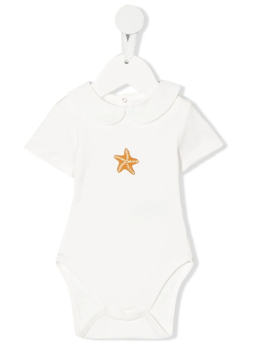 

Donsje body con estrella de mar bordada - Blanco