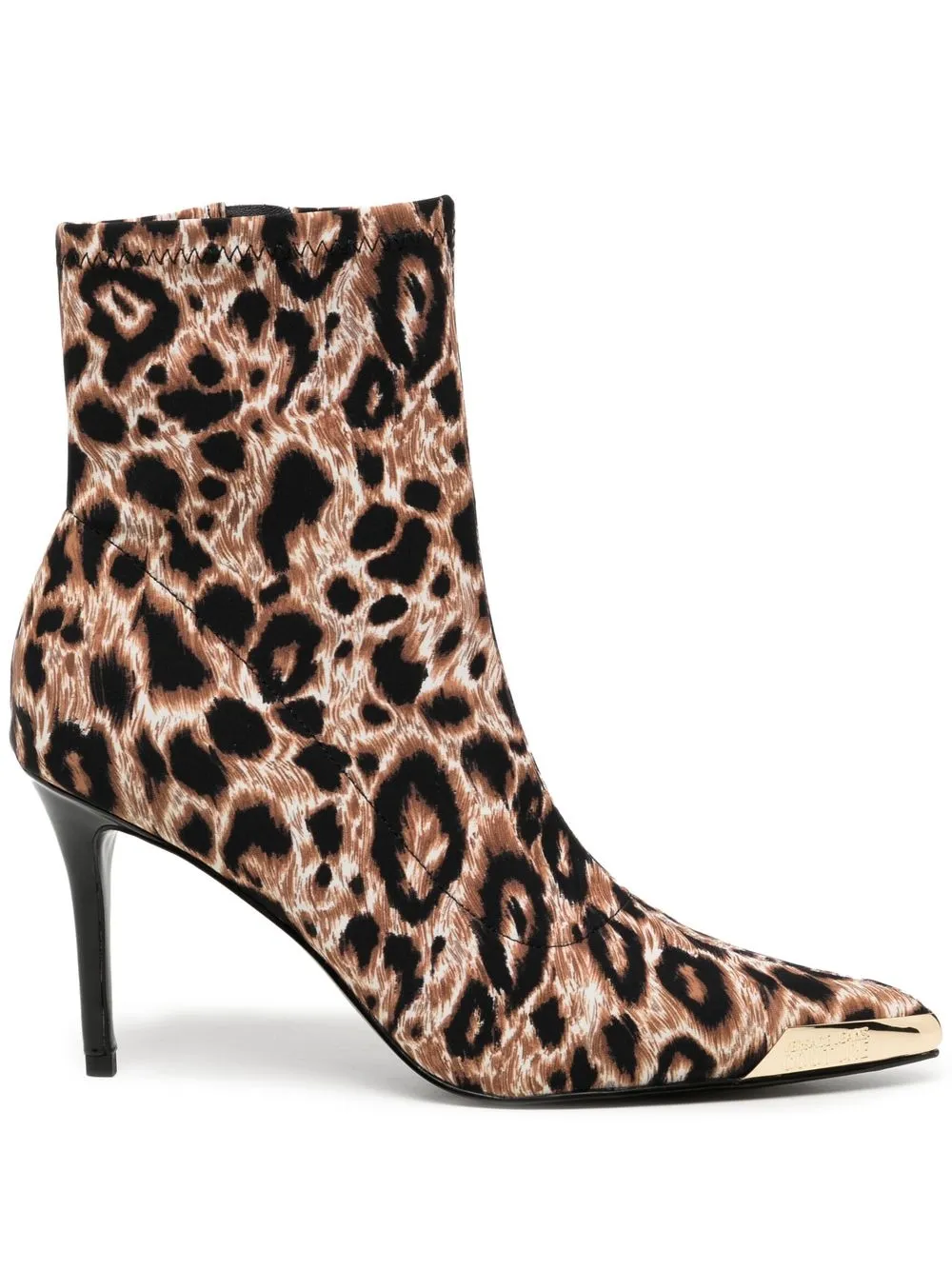 

Versace Jeans Couture botines con estampado de leopardo - Negro