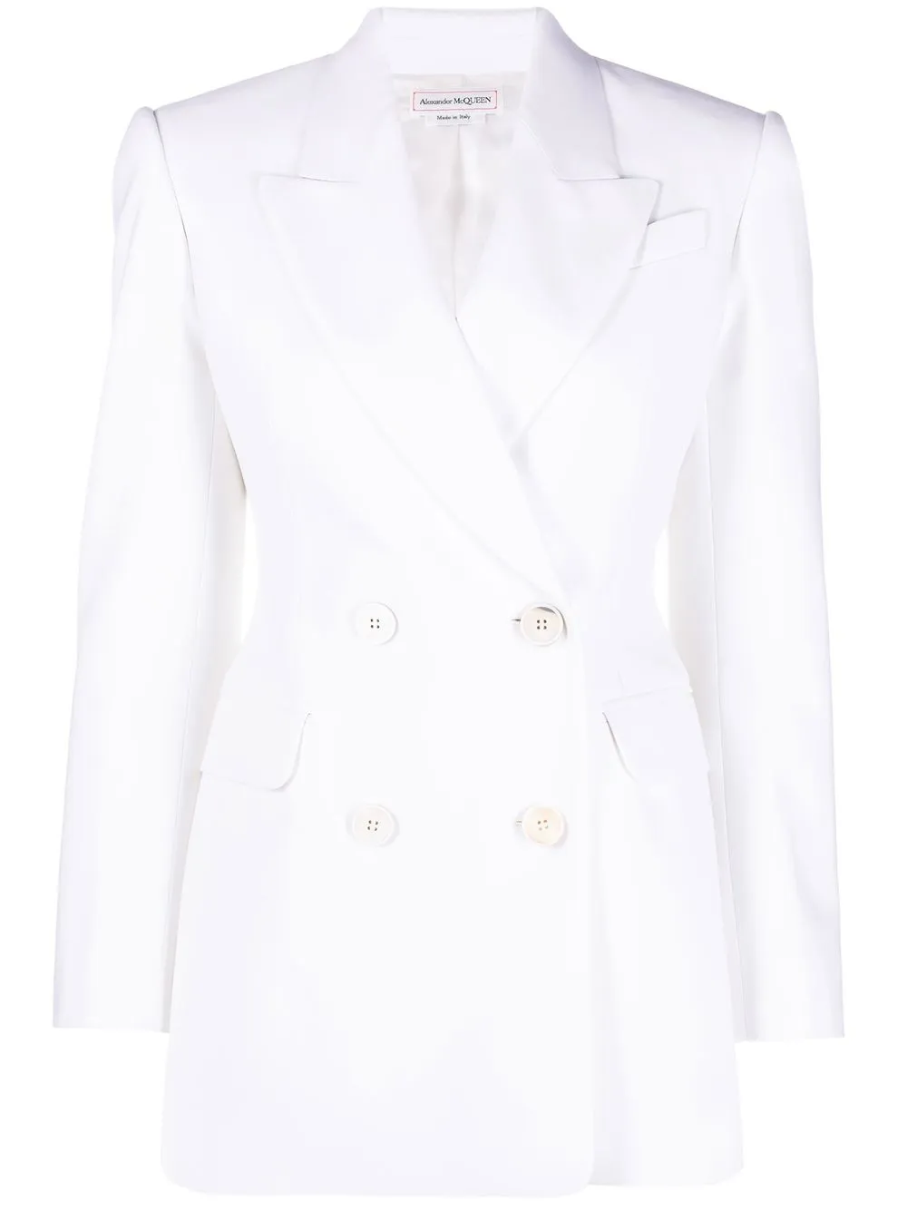 

Alexander McQueen double-breasted blazer - White