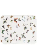 Fornasetti Butterfly-print wood tray - White