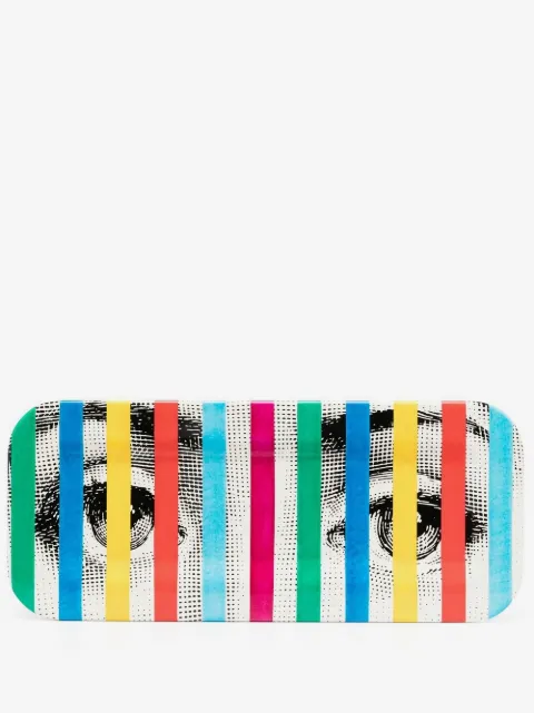 Fornasetti striped graphic print tray