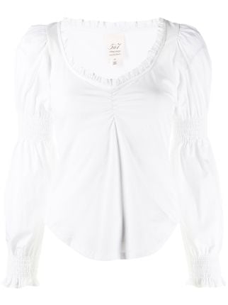 Cinq A Sept Noreen Ruched Top - Farfetch
