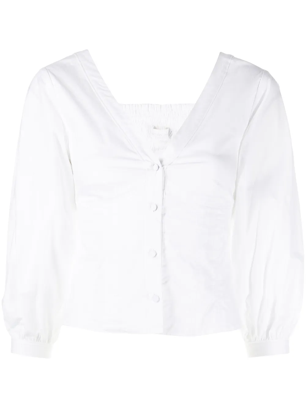 

Jonathan Simkhai Standard Lyndon cotton poplin bustier top - White