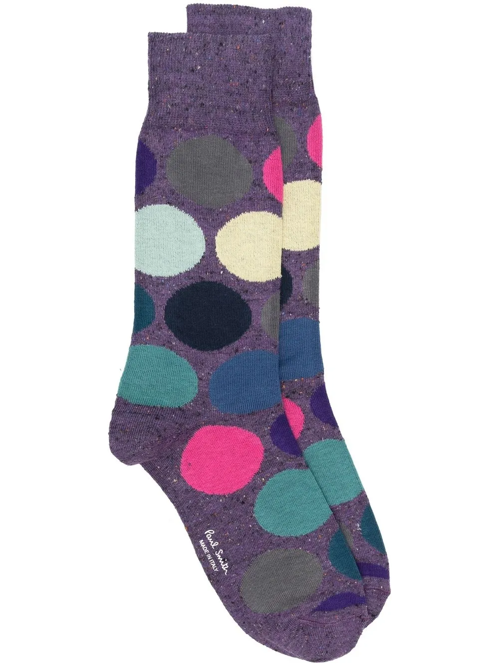 

Paul Smith calcetines con motivo de lunares - Morado
